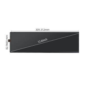 Écran LCD TFT IPS NV126B5M-N42 de 12,6 pouces, 1920x515, écran à barre eDP avec carte de pilote - Product Image 2