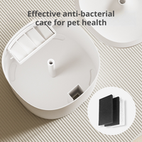 Fontaine à eau pour animaux de compagnie, intelligente, silencieuse, facile à nettoyer, transparente, en matériau PP, pour chats et chiens d'intérieur
