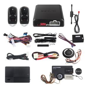 EASYGUARD EC002-BU-NFC-NS-GPS Sistema de Entrada sin Llave Pasivo con Bloqueo y Desbloqueo por Tarjeta NFC, Arranque Remoto del Motor, Control por Aplicación de Smartphone y Alarma para Auto - Product Image 1