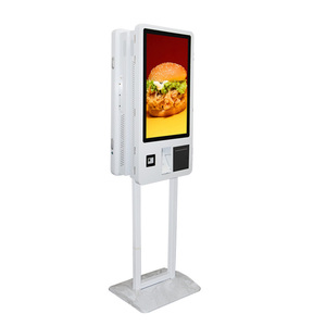 Terminal de kiosque de paiement en libre-service à <span class=keywords><strong>double</strong></span> écran latéral Totem de <span class=keywords><strong>32</strong></span> <span class=keywords><strong>pouces</strong></span> avec impression de 80mm et <span class=keywords><strong>support</strong></span> de point de vente - Product Image 6