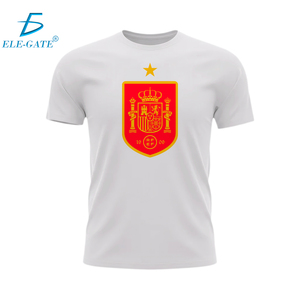 ELE-GATE <b>Mens</b> Short Sleeve <b>T</b> <b>Shirt</b> 100 Percent Polyester <b>Crew</b> <b>Neck</b> Regular Fit Casual Graphic Featuring Sports Team Spirit Desig - Product Image 4