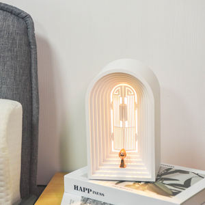 Lámpara de Escritorio LED Moderna, Inalámbrica, Regulable, de ABS y CC, con Interruptor de Control, Recargable por USB, de Tamaño Pequeño - Product Image 5