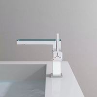 Robinet de lavabo à trou unique pour salle de bain avec affichage numérique de la température de la lumière LED de nouvelle couleur, robinet sans contact en laiton avec noyau en céramique