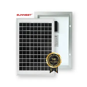 Wholesale 5W 18V 0.55Kg Good Rated Cheap Mono Crystalline Camping Perc Mini Small Solar Panels For Mobile Phone With Usb