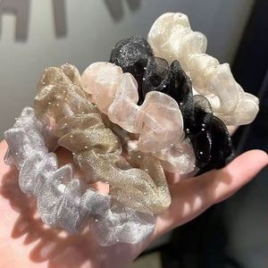 ที่คาดผมผ้าพลีทสีสันสดใสสไตล์เกาหลีสำหรับเด็กผู้หญิง  ผ้าออร์แกนซ่าหวานๆ  สำหรับงานปาร์ตี้ - Product Image 4