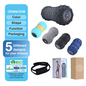 उच्च घनत्व सिलिकॉन वाइब्रेटिंग फोम रोलर 4 तीव्रता चिकित्सा के साथ वाइब्रेटिंग फोम रोलर - Product Image 3