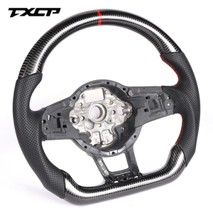 Compatible avec Volkswagen T6 2015-2019 GTR GTS <span class=keywords><strong>GTE</strong></span> Volant en carbone LED - Product Image 3