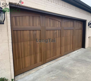 <span class=keywords><strong>Porte</strong></span> <span class=keywords><strong>de</strong></span> <span class=keywords><strong>garage</strong></span> <span class=keywords><strong>sectionnelle</strong></span> automatique en cèdre américain Andexin 9x8, isolée, solide, coupe-vent, design coulissant postmoderne - Product Image 5