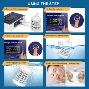 Comfortable SPA Devices Hydrogen Water Foot Detox Therapy Detoxification Machine HK-807D Detox Foot