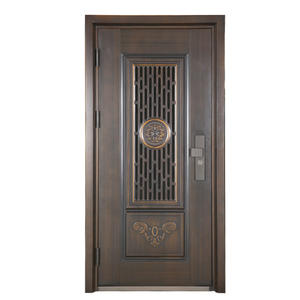 Porta d'Ingresso Principale per Casa o Villa Personalizzata Antiruggine in Acciaio Inox Singola o Doppia Antieffrazione e di Sicurezza - Product Image 3