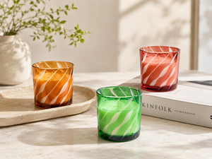 Modern Colorful Dot Glass Jar Scented <b>Paraffin</b> Wax Candle Cylinder Home Decoration Floral Plant Fragrance Aromatherapy - Product Image 6