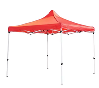 Tente pliante robuste en fer pour activités de plein air, 10 x 10, auvent pop-up, imperméable, Oxford, coupe-vent, portable, tout usage