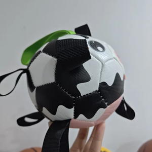 Jouet à mâcher écologique 2026 personnalisé pour chiens, jouet à mâcher en forme de ballon de football adapté aux mâcheurs agressifs, jouet interactif durable pour animaux de compagnie - Product Image 1