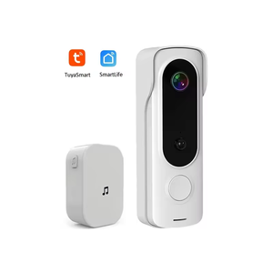 Tuya แบตเตอรี่ขับเคลื่อนแหวนไร้สายกริ่งประตูกันน้ํา 1080P WIFI รีโมทวิดีโอ 2MP กล้องกริ่งประตูชุด - Product Image 2
