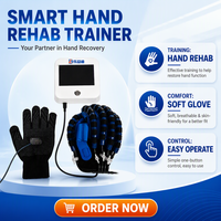 Gant de thérapie intelligent à miroir électrique Leyidi, exosquelette de doigt, appareil d'exercice de la main, certifié CE, rechargeable par USB, tailles S/M/L/XL, pour AVC