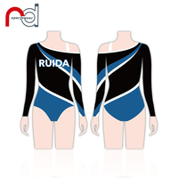 Justaucorps de gymnastique pour femmes, personnalisé, en strass, compétition, dégradé, Mystique, gymnastique