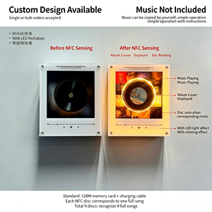 Autocollant de réfrigérateur lumineux magnétique personnalisé en stock pour l'anniversaire de BTS, avec fonction de chant automatique par induction NFC - Product Image 4