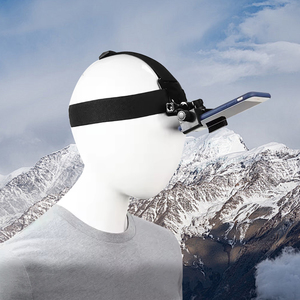 Nuovo Design orizzontale e verticale ad angolo, in prima persona Video Outdoor Live Shooting supporto montato sulla <span class=keywords><strong>testa</strong></span> del cellulare - Product Image 1
