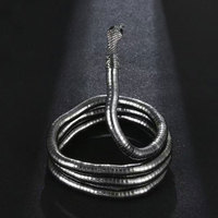 Coiffe en forme de serpent pour femme, accessoire unique et exagéré multi-usage pour un style aléatoire, peut être porté comme bracelet et collier