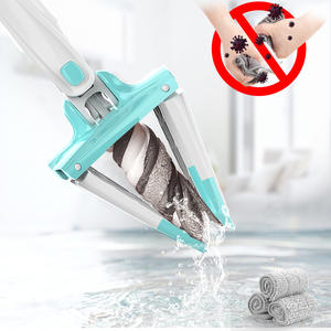 Serpillère plate M7 en microfibre, forme papillon, fixation auto-agrippante, outil de nettoyage des sols mains libres pour usage domestique - Product Image 2