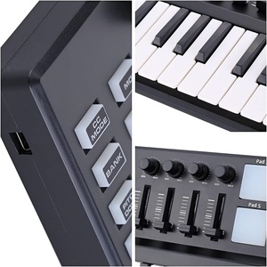 คีย์บอร์ดพกพาขนาดเล็ก Panda Mini 25 คีย์ แบบ USB และคอนโทรลเลอร์ดรัมแพด ขายส่ง - Product Image 2