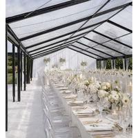Tente de mariage en aluminium robuste, grand chapiteau pour événements, auvent extérieur pour 500 à 1000 personnes
