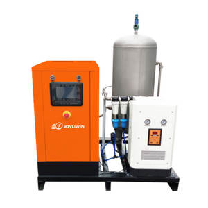 3,7 kW schiebe-montiert scroll Ölfreier Luftkompressor mit Niederdruck-Edelstahlbehälter 0,1 Kubikmeter - Product Image 1