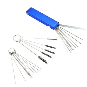 Automóvil motocicleta ATV soldador Carb motosierra <span class=keywords><strong>carburador</strong></span> carbono Dirt Jet quitar agujas <span class=keywords><strong>de</strong></span> limpieza cepillos <span class=keywords><strong>limpiador</strong></span> Kit <span class=keywords><strong>de</strong></span> herramientas - Product Image 3