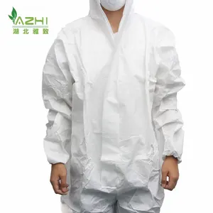Combinaison jetable respirante vêtements de travail microporeux combinaison de protection unisexe antistatique - Product Image 1