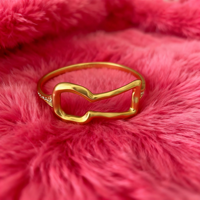 Nouveau Bracelet trou de serrure à motif classique avec pierre ronde naturelle et placage couleur or en laiton pour femmes à usage quotidien
