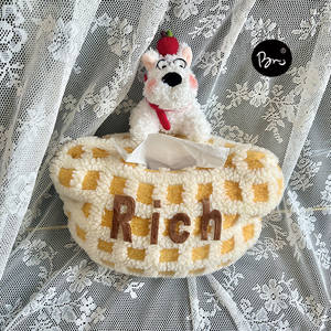 Scatola Portafazzoletti in Peluche a Forma di West Highland, Contenitore Personalizzato di Alta Qualità per Casa e Camera da Letto - Product Image 3