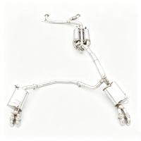 Système d'échappement Catback personnalisé pour Nissan Patrol Y62 4.0 / 5.6L V8 2010-2024, en acier inoxydable SS304, système d'échappement Valvetronic