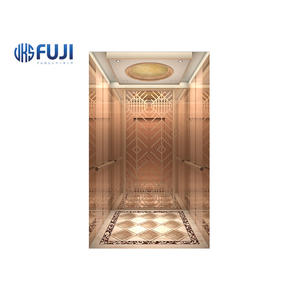 Fuji Jepang Modern Lift rumah 4 orang, dengan mesin traksi tanpa gigi dan lantai PVC populer rumah - Product Image 5