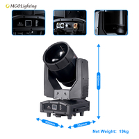 Projecteur à tête mobile LED étanche DMX pour extérieur, 400W, faisceau de lumière de scène, projecteur à tête mobile LED noir, console d'éclairage, IP65, LED pour soirées DJ