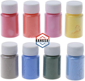 Poudre thermochromique réversible sensible à la chaleur en vrac, à changement de couleur par contact manuel, pour encre, peinture, nail art, résine - Product Image 5