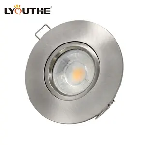 Europe Hot Sales Round Aluminium Adjustable Gu10 Mr16 Recessed Ceiling Waterproof Ip65 Downlight