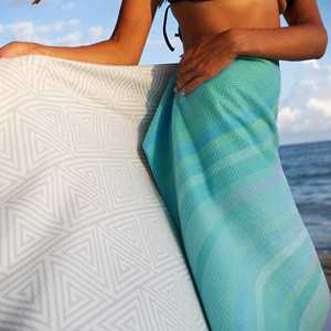 Nhà Máy Bán Chạy nhất bán buôn tùy chỉnh in ấn loại sóng sợi nhỏ bãi biển Khăn vải - Product Image 3