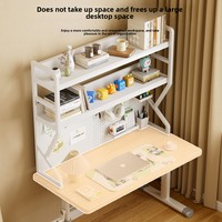 Organisateur de bureau multifonctionnel simple en fer forgé, étagère multi-niveaux, panneau perforé de rangement pour bureau d'étudiant et ordinateur, en métal