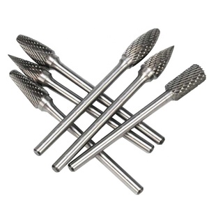 KTS Chất Lượng Tốt Kim Loại Làm Việc Tungsten Carbide Quay Burr Tập Tin Cacbua Dài Burrs - Product Image 2