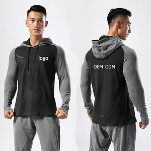 เสื้อกีฬาแบบสวมหัวมีฮู้ดสำหรับผู้ชายชุดกีฬาสำหรับเล่นยิมและเล่นกีฬา - Product Image 5