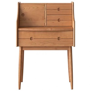 Nordic Solid Wood Dressing <b>Table</b> Cherry Wood Vanity <b>Small</b> Apartment Bedroom Furniture Eco Friendly Adult Use - Product Image 5