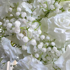 Arche florale artificielle incurvée 2026 Rose Gypsophila Ciel Étoilé pour la décoration florale de la maison, des fêtes, des mariages, des jardins, en intérieur et en extérieur - Product Image 4