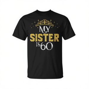 Camiseta para el 60.º cumpleaños de tu hermana, regalo festivo para tu hermana de 60 años, 1962 - Product Image 2