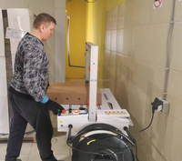 Machine de cerclage électrique motorisée entièrement automatique à commande PLC pour sangles PP, idéale pour l'alimentation, les boissons, les textiles et les marchandises - Offre Spéciale
