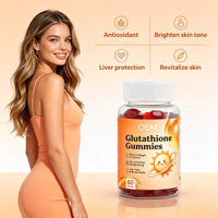 Complément Alimentaire Gommes 13-en-1 en Forme d'Ours à Base de L-Glutathion, Antioxydant, Collagène et Multivitamines pour la Beauté - OEM