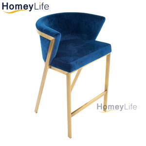 Taburetes de bar azules de fábrica, sillas de <span class=keywords><strong>mesa</strong></span> de acero inoxidable para <span class=keywords><strong>Cocina</strong></span> - Product Image 6