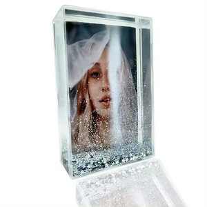 Nhà Máy Trực Tiếp Bộ Nhớ Ghi Âm 2X3 Mini Kích Thước Instax Lỏng Glitter Ảnh Khung Ảnh Với Nước - Product Image 1