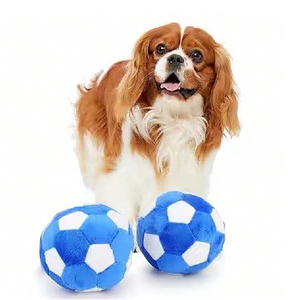 Dog Squeaky American Football Shape Cute Puppy <b>Plush</b> Pet Dog Ball Interactive Toys for <b>Cat</b> Dogs - Product Image 2