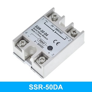 โมดูลโซลิดสเตทรีเลย์: SSR - 10DA/25DA/40DA/50DA, 3 - 32V DC ถึง24-380V AC, 10A/25A/50A - Product Image 2
