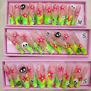 <span class=keywords><strong>Ongles</strong></span> press-on personnalisés faits à la main, nouvelle collection de <span class=keywords><strong>mode</strong></span> <span class=keywords><strong>2023</strong></span>, produit de luxe, taille XXL - Product Image 5